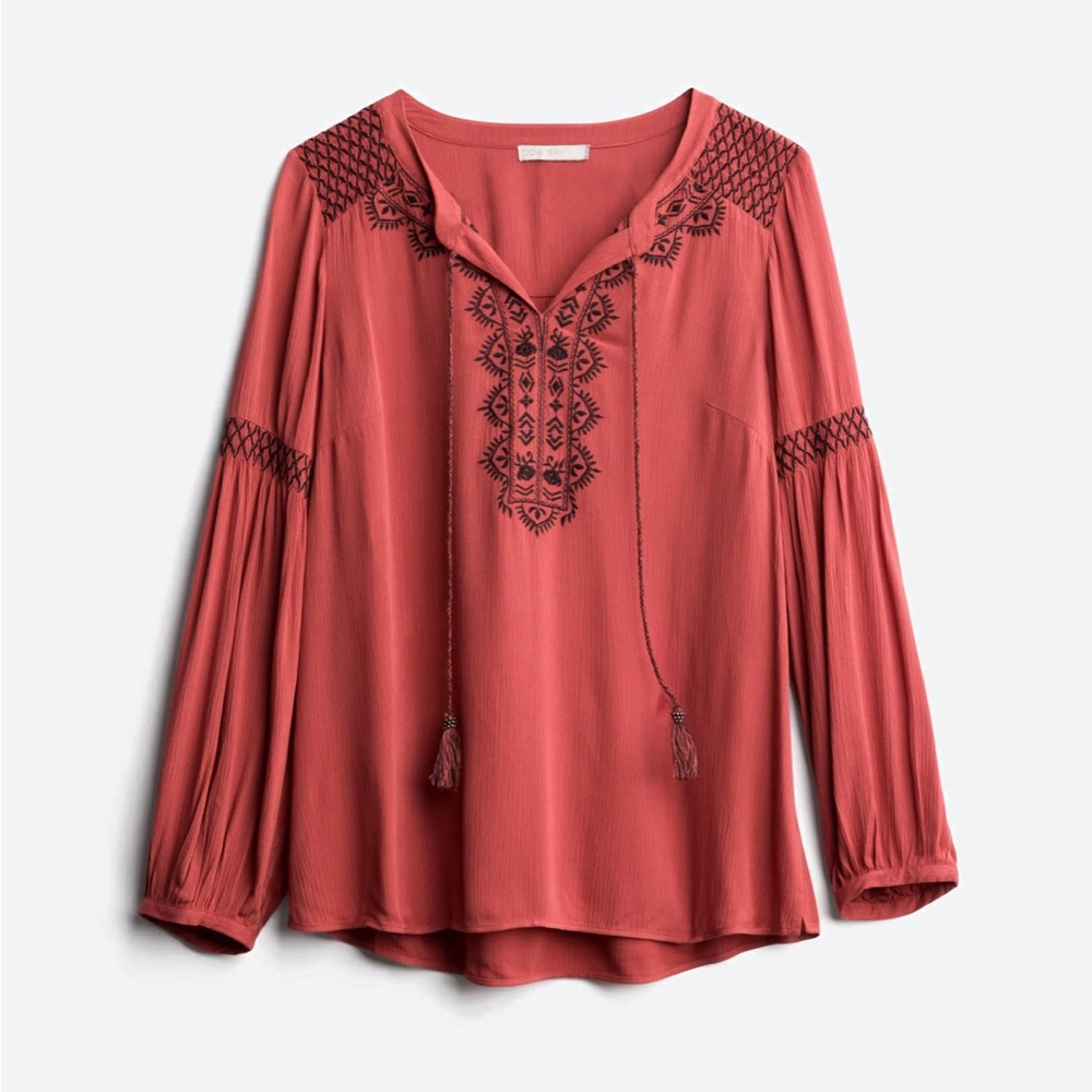 Embroidered Bohemian Blouse